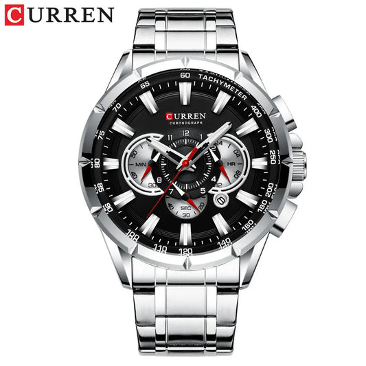 Introducing the Curren / Karine 8363 Men's Quartz Steel Band Watch: Where Elegance Meets Performance - Fit For Life Brands