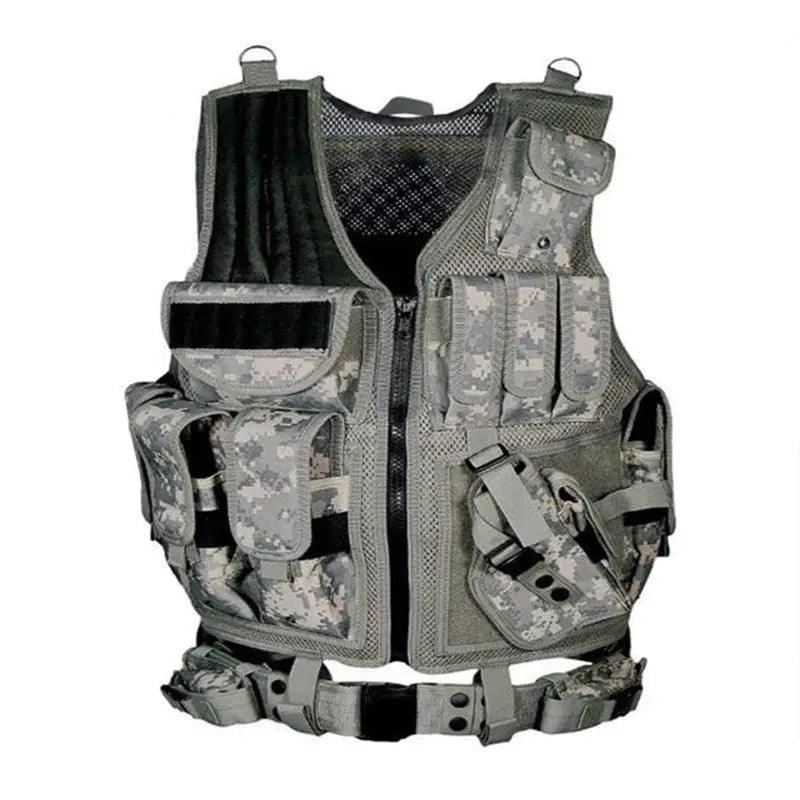 2023 Tactical Equipment Military Molle Vest Hunting Armor Vest Army Gear Airsoft Paintball Combat Protective Vest For CS Wargame Fit For Life Brands