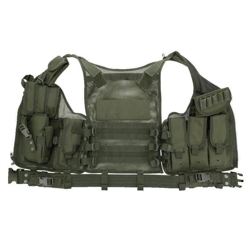 2023 Tactical Equipment Military Molle Vest Hunting Armor Vest Army Gear Airsoft Paintball Combat Protective Vest For CS Wargame Fit For Life Brands