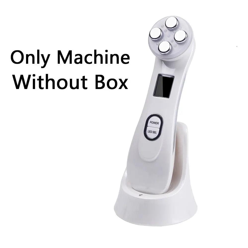 Facial Mesotherapy Electroporation RF Radio Frequency LED Photon Face Lifting Tighten Wrinkle Removal Skin Care Face Massager Fit For Life Brands