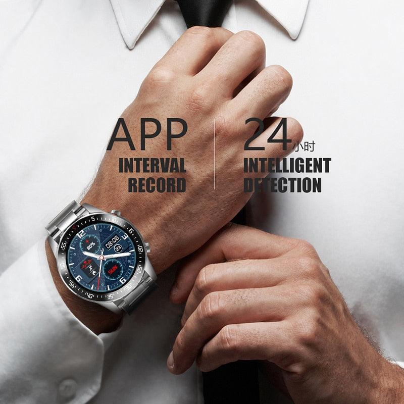 LIGE Fashion Full Circle Touch Screen Men's Smart Watches IP68 Waterproof Sports Fitness Watch Luxury Smart Watch for men - Fit For Life Brands