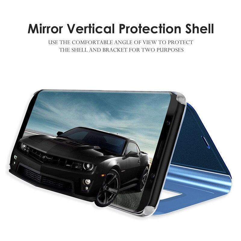 For Samsung A23 5G Case Luxury Smart Mirror Magnetic Flip Leather Kickstand Phone Case For Samsung Galaxy A33 A53 A73 Back Cover - Fit For Life Brands