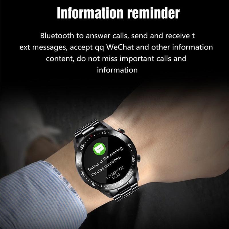 LIGE Fashion Full Circle Touch Screen Men's Smart Watches IP68 Waterproof Sports Fitness Watch Luxury Smart Watch for men - Fit For Life Brands