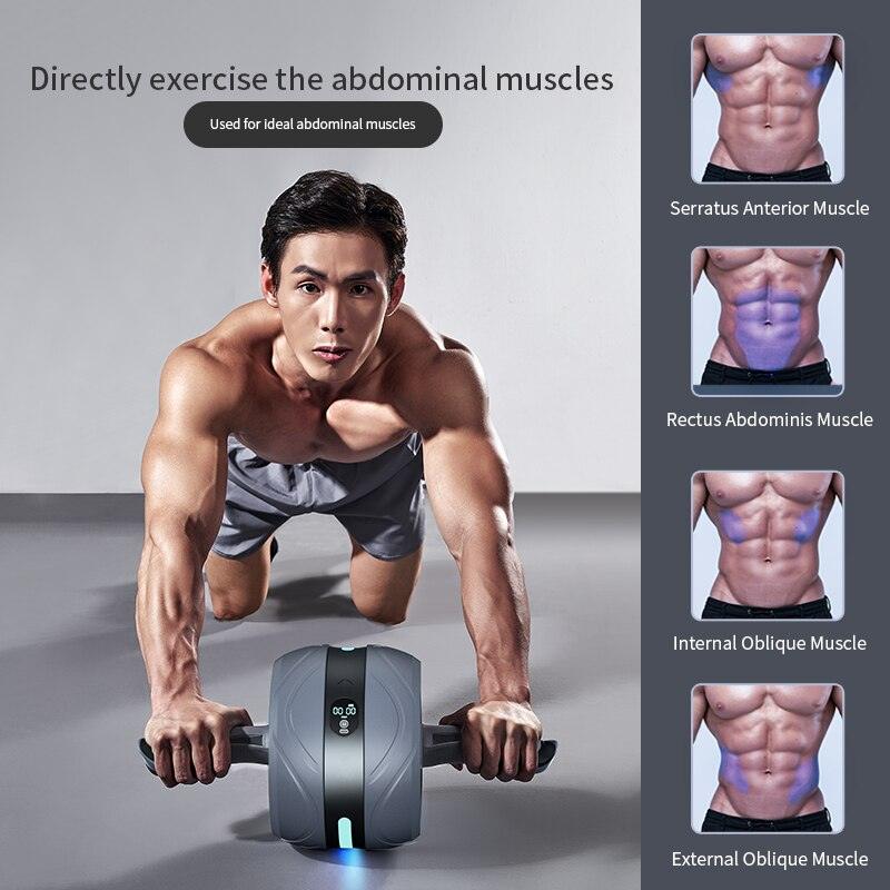 Fitness Equipment Press Roller Abdominal Exercise Muscle Stretch Counting Roller for Bodybuilding Gym Home Tool - Fit For Life Brands
