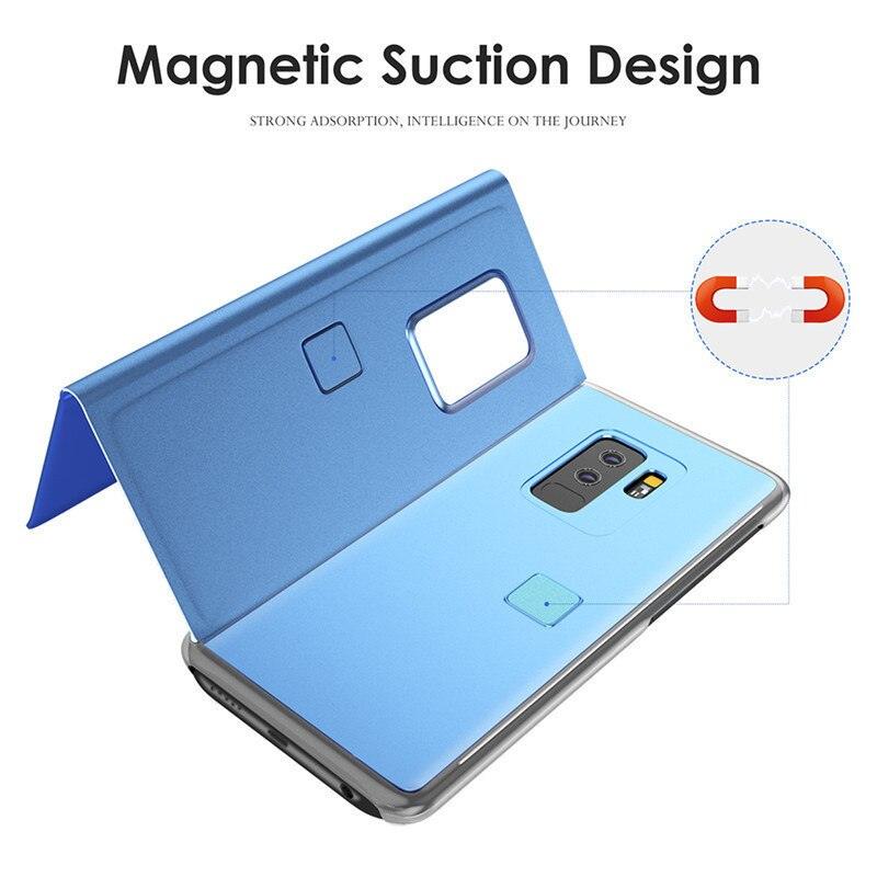 For Samsung A23 5G Case Luxury Smart Mirror Magnetic Flip Leather Kickstand Phone Case For Samsung Galaxy A33 A53 A73 Back Cover - Fit For Life Brands