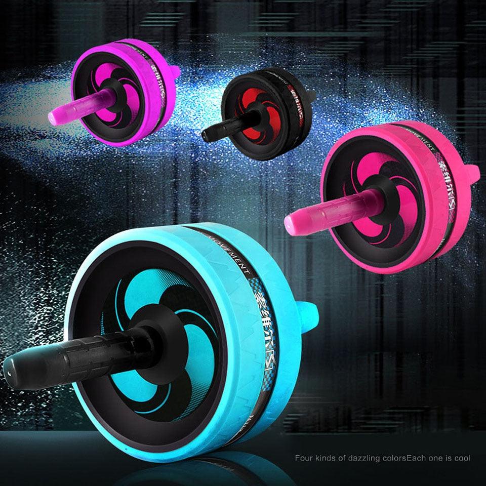 Roller&Jump Rope No Noise Abdominal Wheel Ab Roller with Mat For Exercise Fitness Equipment Accessories Body Building - Fit For Life Brands