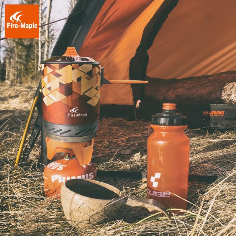 Fire Maple X2 Outdoor Gas Stove Burner Tourist Portable Cooking System With Heat Exchanger Pot FMS-X2 Camping Hiking Gas Cooker - Fit For Life Brands