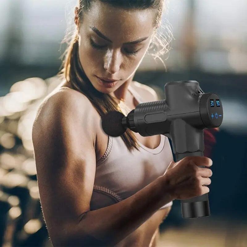 Massage Gun Electric Percussion Fit For Life Brands
