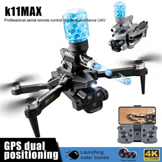 K11 Max Drone with Water Bombs Professional Aerial Photography Aircraft 8K.