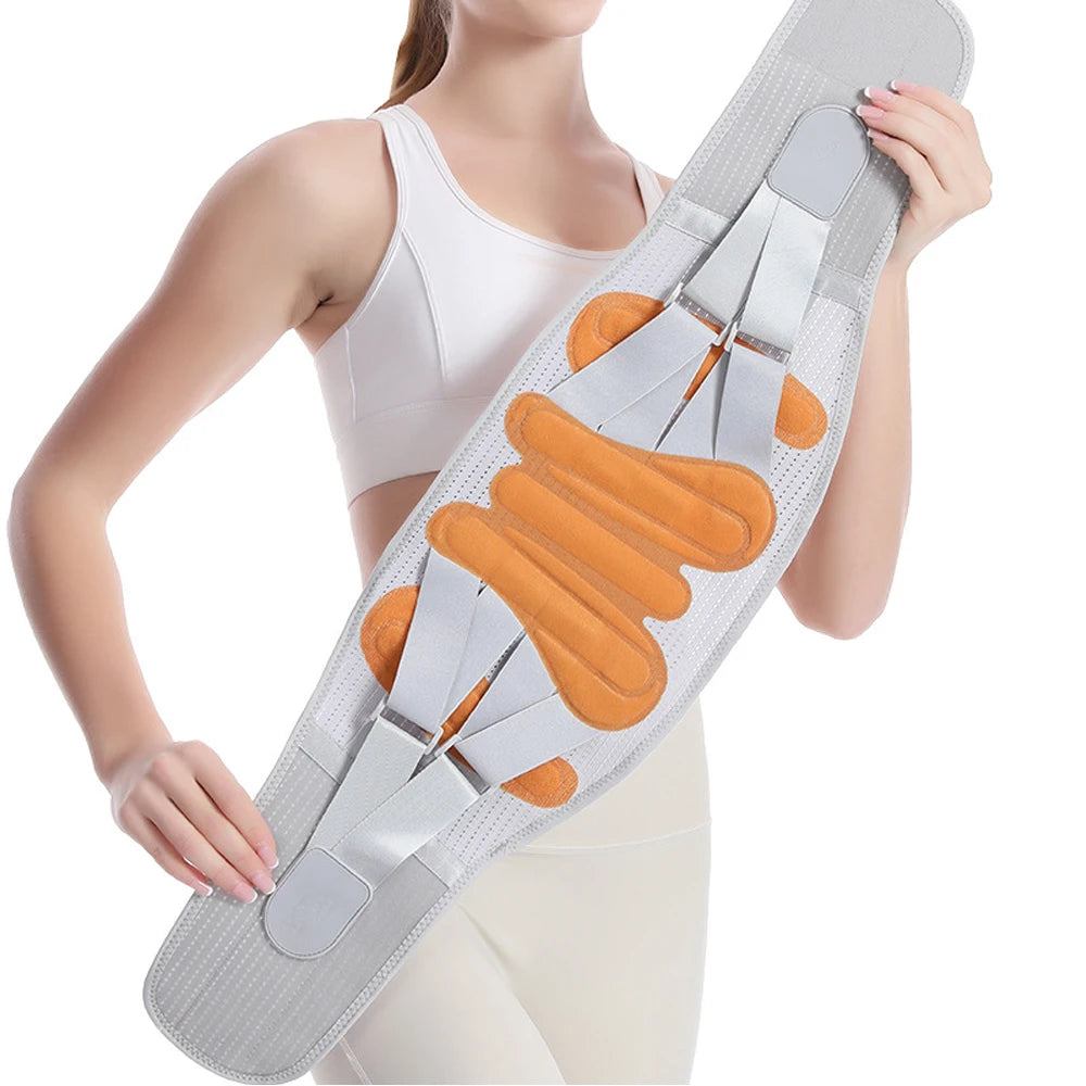 Back Lumbar Support Corrector Belt Breathable Waist Orthopedic Corset Men Women Waist Brace Back Pain Relief For Herniated Disc