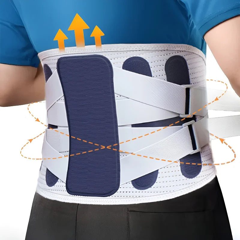 Back Brace Support Belt for Lower Back Pain Relief Adjustable Men Women Waist Lumbar Support Sciatica Scoliosis Herniated Disc