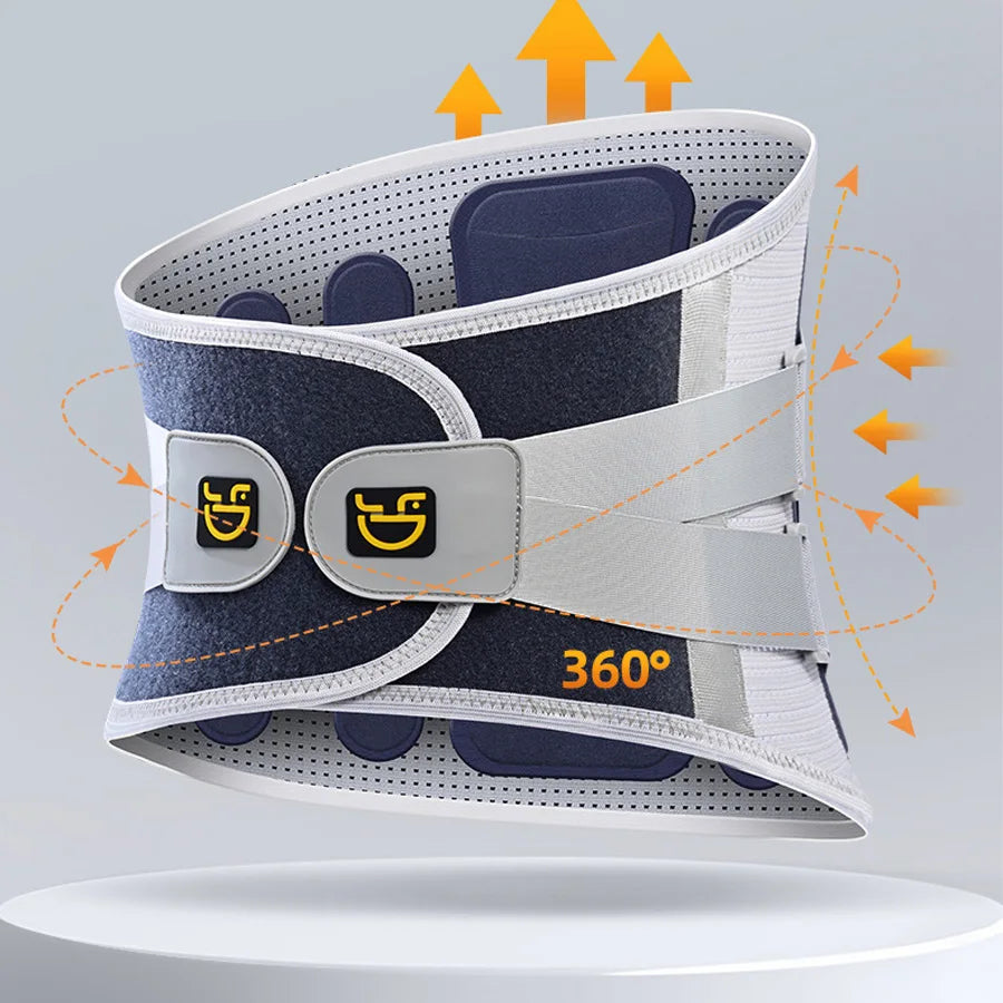 Back Brace Support Belt for Lower Back Pain Relief Adjustable Men Women Waist Lumbar Support Sciatica Scoliosis Herniated Disc