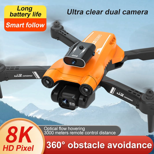 E88 8k Drone Dual Camera, Wireless Network Aerial Photography Quadcopter.