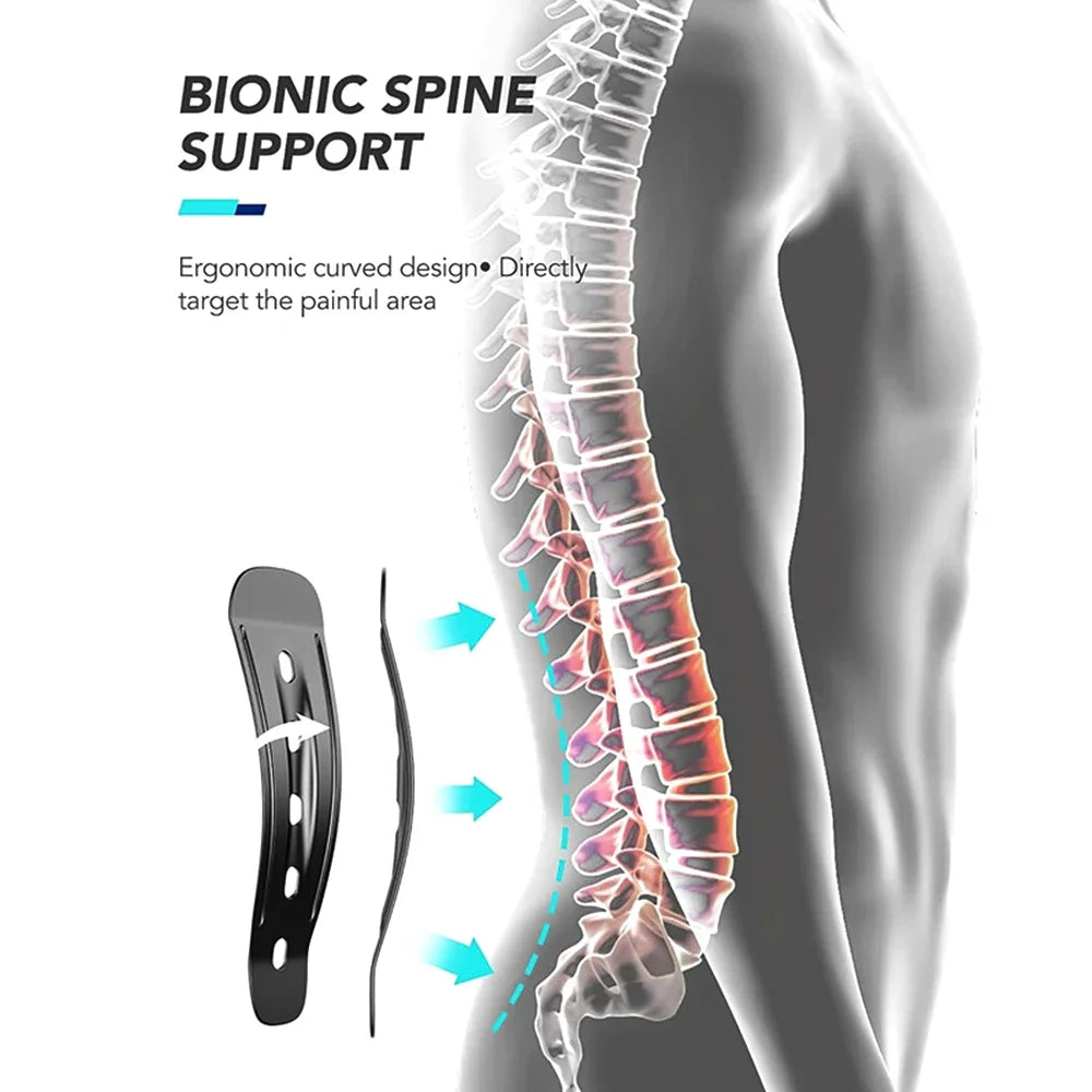 Back Braces for Lower Back Pain Relief with 6 Stays Breathable Back Support Belt Anti-skid lumbar with pad for sciatica