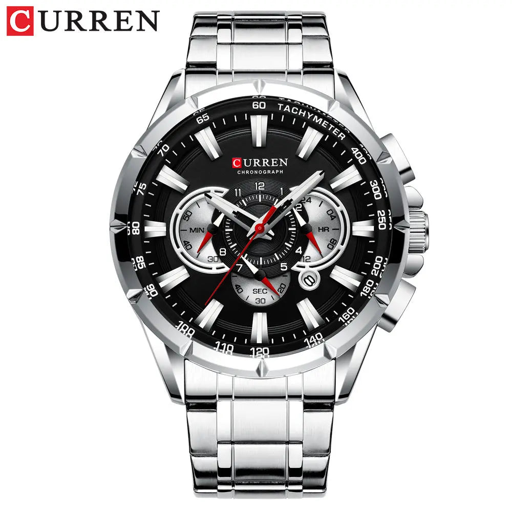 Introducing the Curren / Karine 8363 Men's Quartz Steel Band Watch: Where Elegance Meets Performance - Fit For Life Brands 