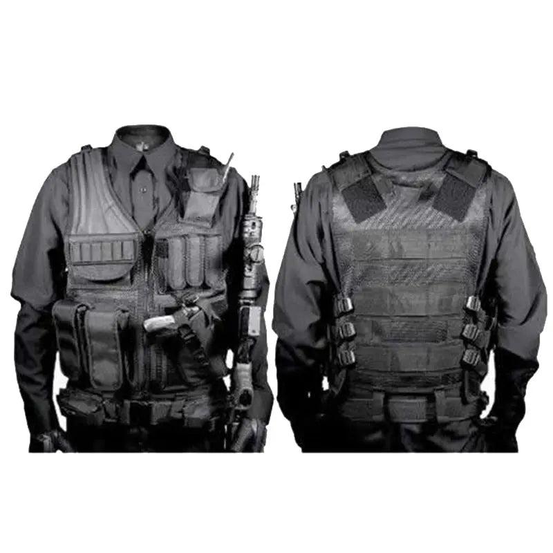 2023 Tactical Equipment Military Molle Vest Hunting Armor Vest Army Gear Airsoft Paintball Combat Protective Vest For CS Wargame Fit For Life Brands