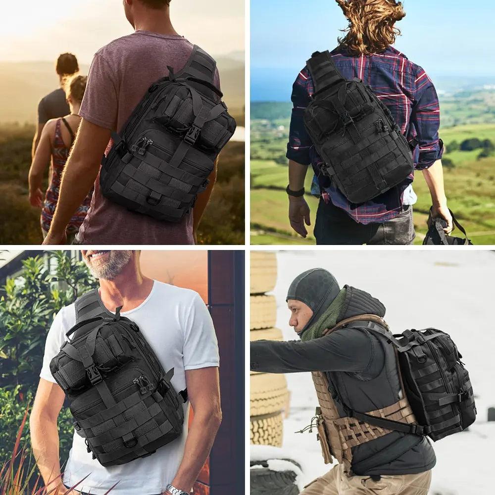 20L Tactical Assault Pack Military Sling Backpack Army Molle Waterproof EDC Rucksack Bag for Outdoor Hiking Camping Hunting Fit For Life Brands