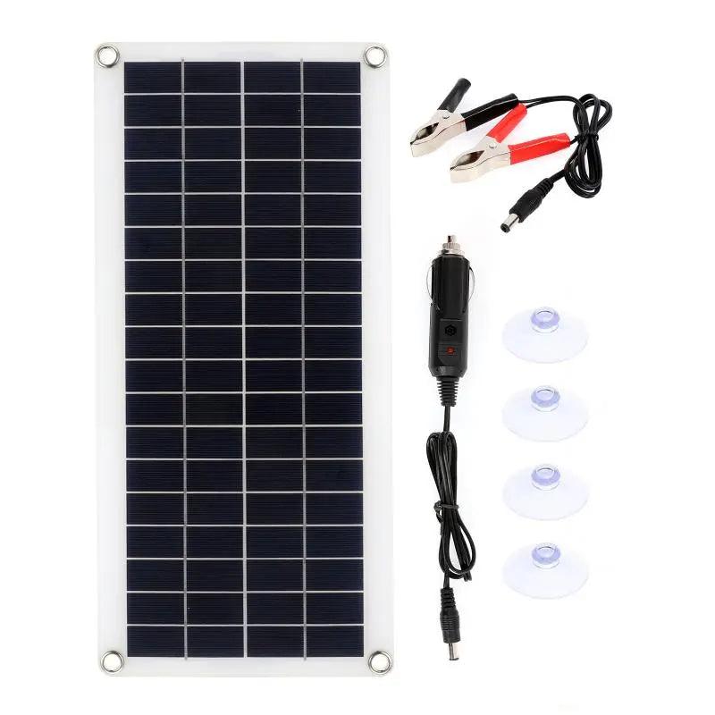 300W Solar Panel Kit Complete 12V USB With 10-60A Controller Solar Cells for Car Yacht RV Boat Moblie Phone Battery Charger Fit For Life Brands 