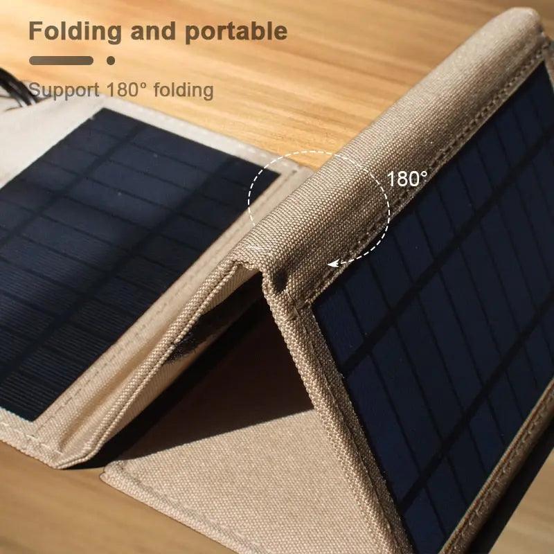 Flexible Solar Panel, 5V 2USB Portable Waterproof Plate, 10W Battery Charger, Outdoor Tourism, Fishing, Fit For Life Brands