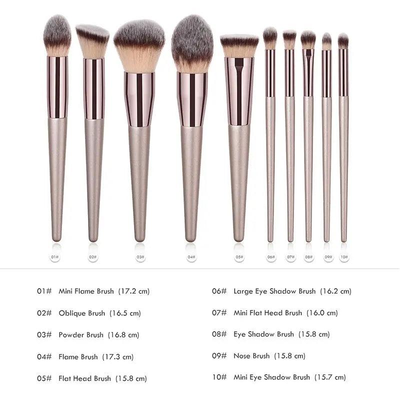 Makeup Brushes Set for Women Fit For Life Brands 