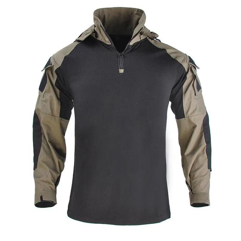 Men's Bomber Jacket Tactical Flight Jacket Coat Combat T-shirt, Tactical Hunting Hoodie Camouflage Men Jacket Fit For Life Brands