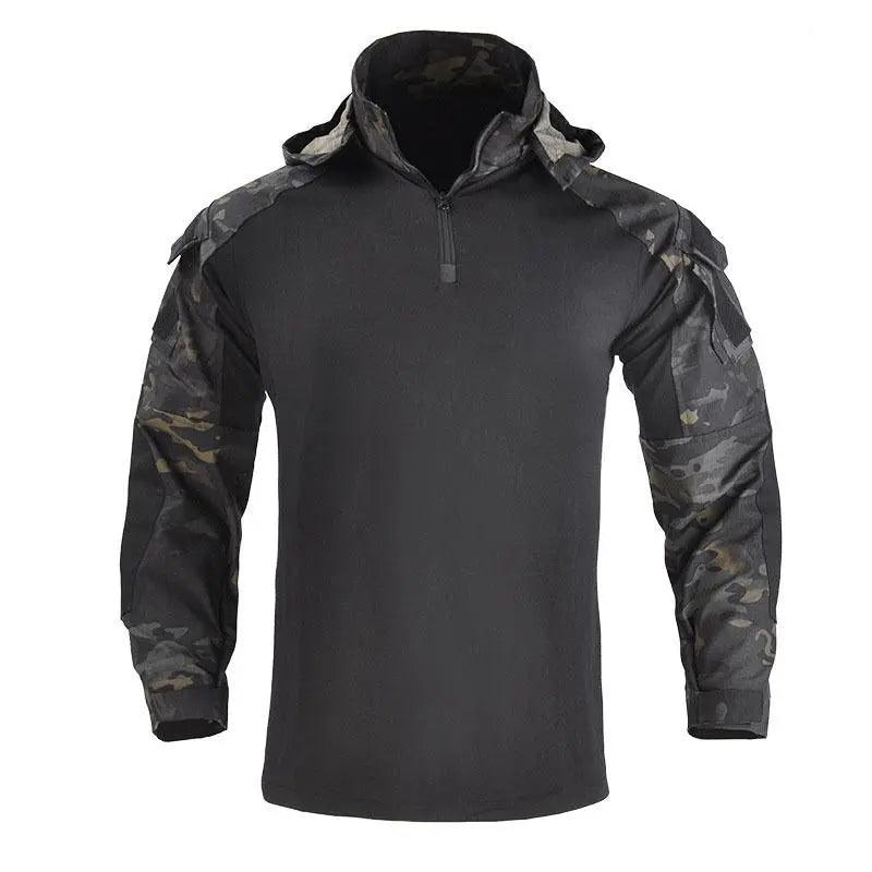 Men's Bomber Jacket Tactical Flight Jacket Coat Combat T-shirt, Tactical Hunting Hoodie Camouflage Men Jacket Fit For Life Brands