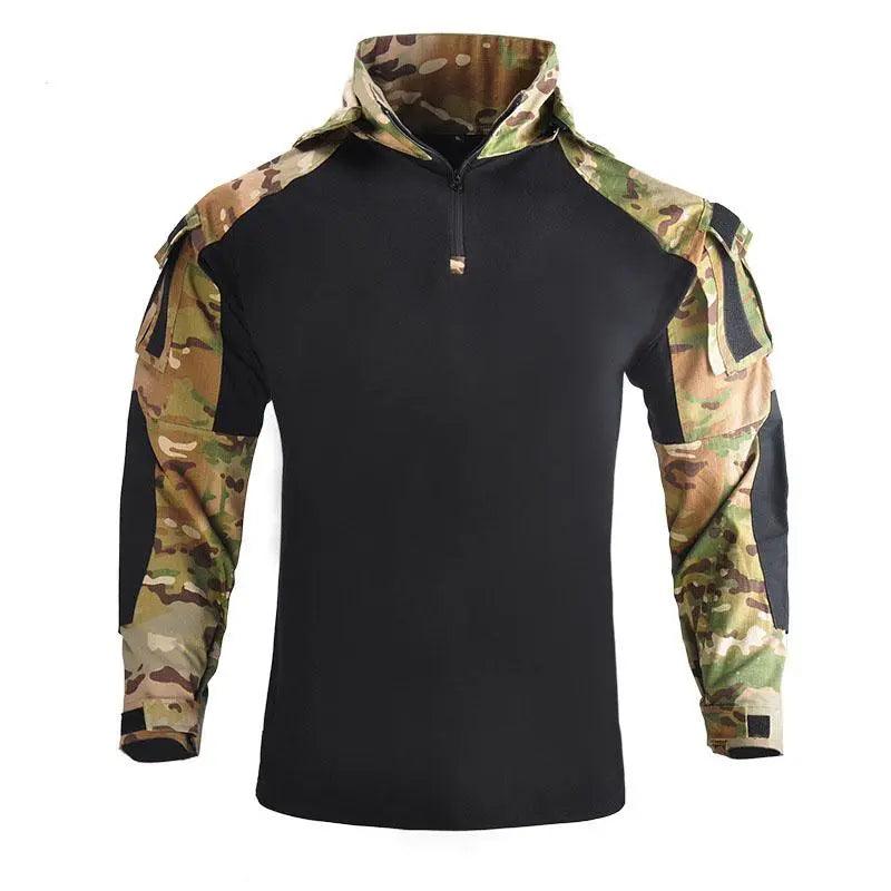 Men's Bomber Jacket Tactical Flight Jacket Coat Combat T-shirt, Tactical Hunting Hoodie Camouflage Men Jacket Fit For Life Brands