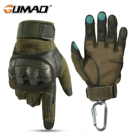 Military Tactical Touch Screen Gloves PU Leather Full Finger Glove Airsoft Paintball Bicycle Hunting Hiking Cycling Men Mittens Fit For Life Brands