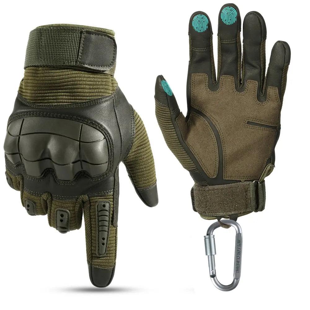 Military Tactical Touch Screen Gloves PU Leather Full Finger Glove Airsoft Paintball Bicycle Hunting Hiking Cycling Men Mittens Fit For Life Brands