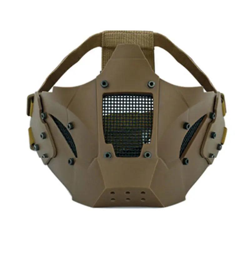 Multi Function Iron Mesh Tactical Mask with Fast Helmet and Tactical Goggles Airsoft Hunting Motorcycle Sport Play Fit For Life Brands