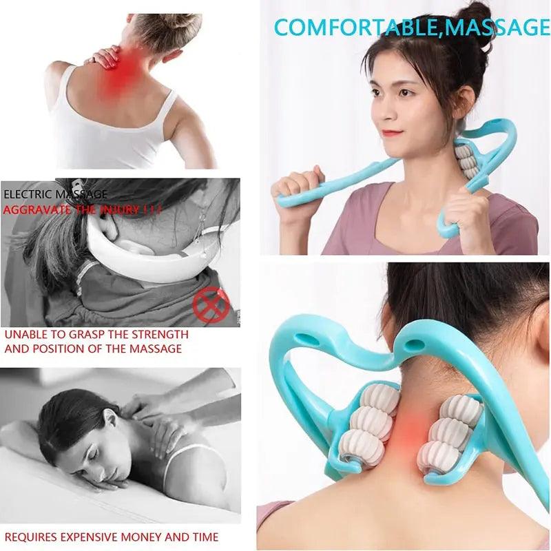 Neck Massager Handheld Shoulder Fit For Life Brands 