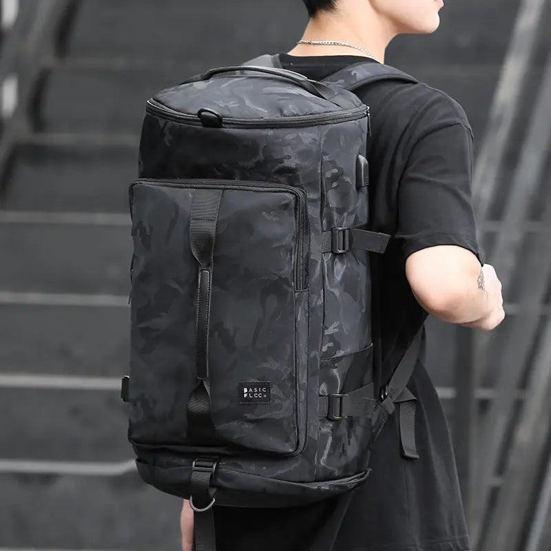 New backpack men's fashion brand basketball sports oversized capacity travel backpack fashion multi-functional cross-body single shoulder bag Hypersku