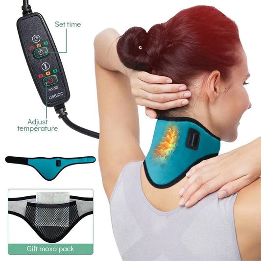 Products Electric Heating Neck Brace Cervical Fit For Life Brands 
