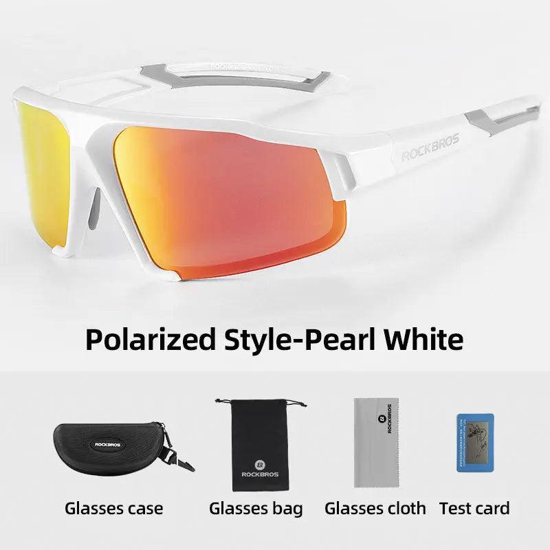 ROCKBROS Polarized Photochromic Cycling Glasses Bike Glasses Outdoor Sports MTB Bicycle Sunglasses Goggles Eyewear Myopia Frame Fit For Life Brands 