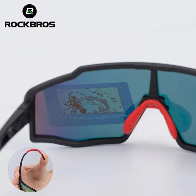 ROCKBROS Polarized Photochromic Cycling Glasses Bike Glasses Outdoor Sports MTB Bicycle Sunglasses Goggles Eyewear Myopia Frame Fit For Life Brands 