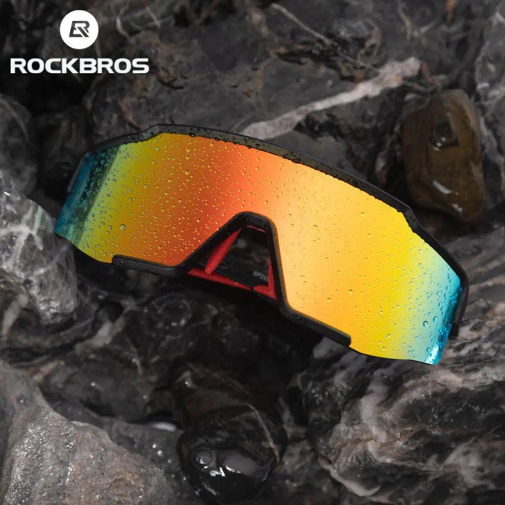 ROCKBROS Polarized Photochromic Cycling Glasses Bike Glasses Outdoor Sports MTB Bicycle Sunglasses Goggles Eyewear Myopia Frame Fit For Life Brands 
