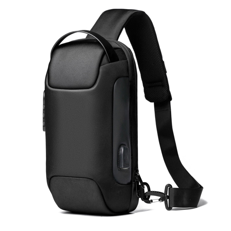 Chest Bag New Anti-thief Men Crossbody Bag Shoulder Bags USB Charging Short Trip For Male Travel Pack