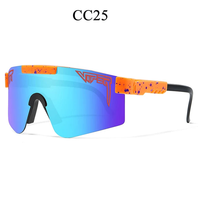 PIT VIPER boxed polarizing sunglasses Outdoor windproof cycling glasses Sports glasses protection