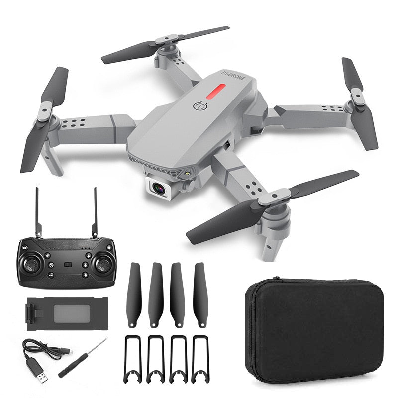 E88 8k Drone Dual Camera, Wireless Network Aerial Photography Quadcopter.