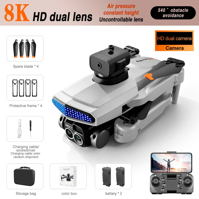 NEW D6 Drone ,8K Professional Dual Camera Photography,5000M