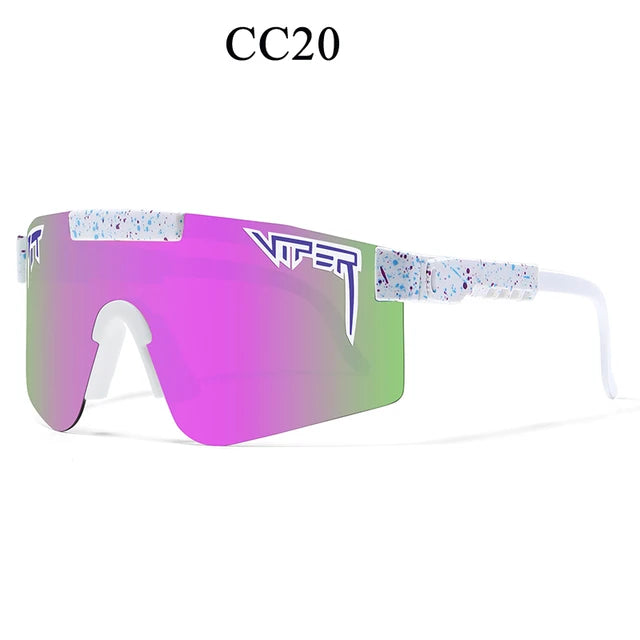 PIT VIPER boxed polarizing sunglasses Outdoor windproof cycling glasses Sports glasses protection