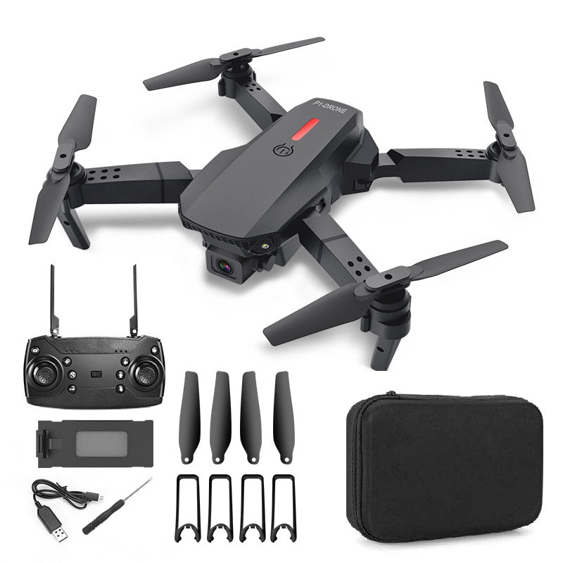 E88 8k Drone Dual Camera, Wireless Network Aerial Photography Quadcopter.