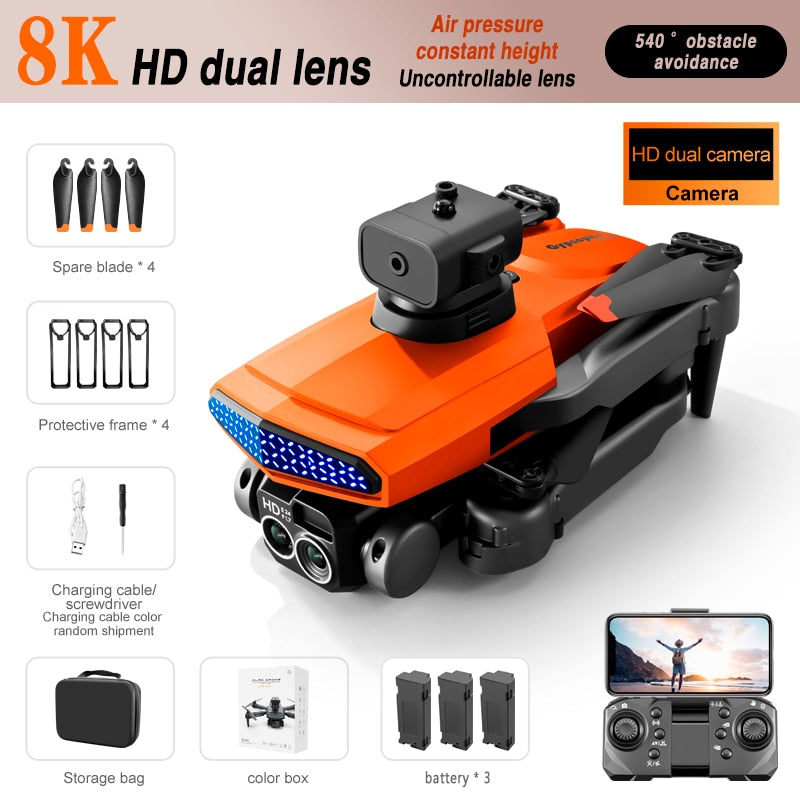 NEW D6 Drone ,8K Professional Dual Camera Photography,5000M