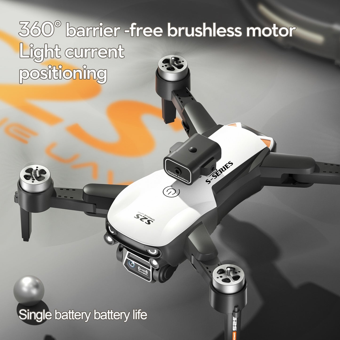 All New S2S Mini Drone 4k Professional 8K HD Camera. Brushless Foldable Drone.