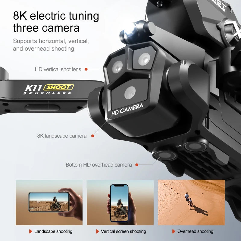 K11 Max Drone with Water Bombs Professional Aerial Photography Aircraft 8K.