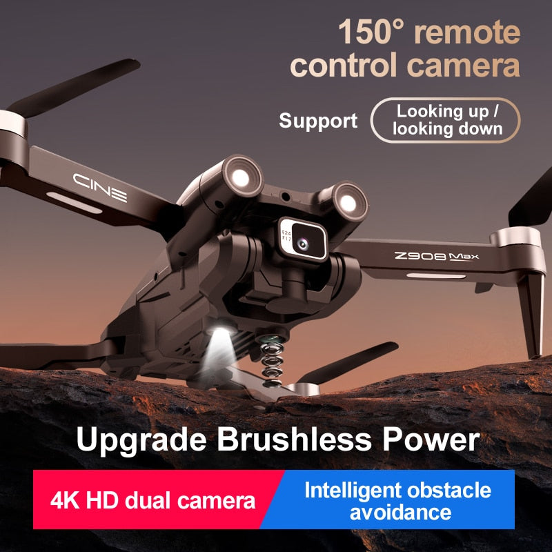 Lenovo Z908Pro Max Drone Brushless Motor Dual4K ESC Professional, Obstacle Avoidance Quadcopter.