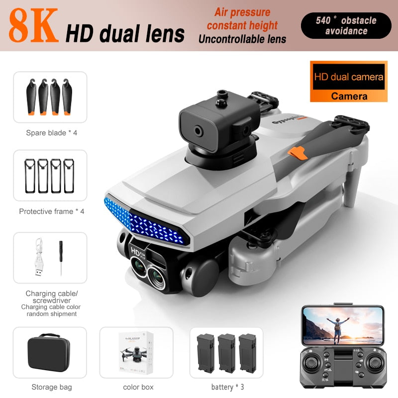 NEW D6 Drone ,8K Professional Dual Camera Photography,5000M