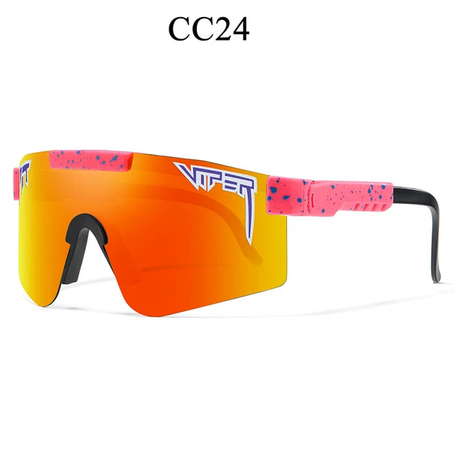 PIT VIPER boxed polarizing sunglasses Outdoor windproof cycling glasses Sports glasses protection