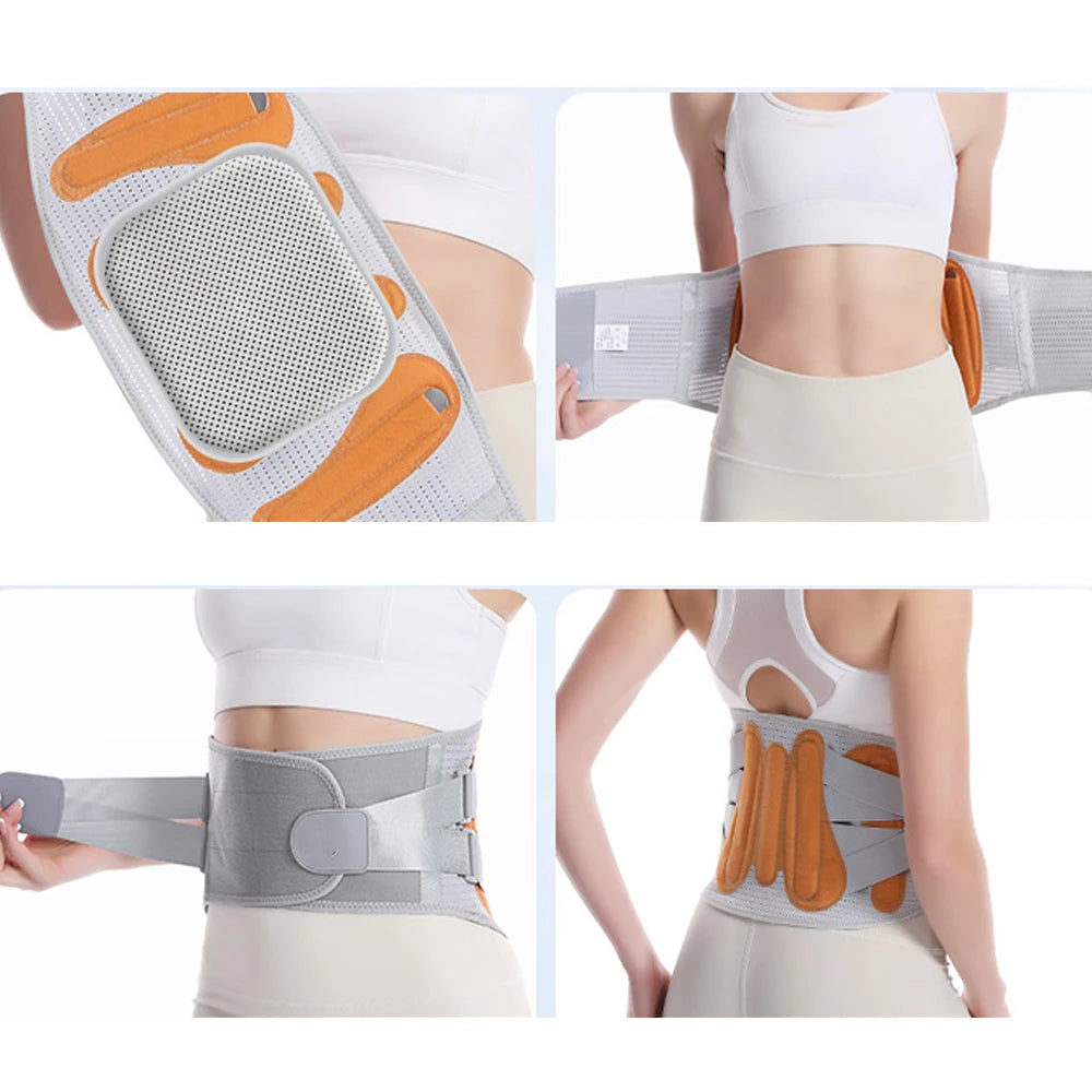 Back Lumbar Support Corrector Belt Breathable Waist Orthopedic Corset Men Women Waist Brace Back Pain Relief  For Herniated Disc