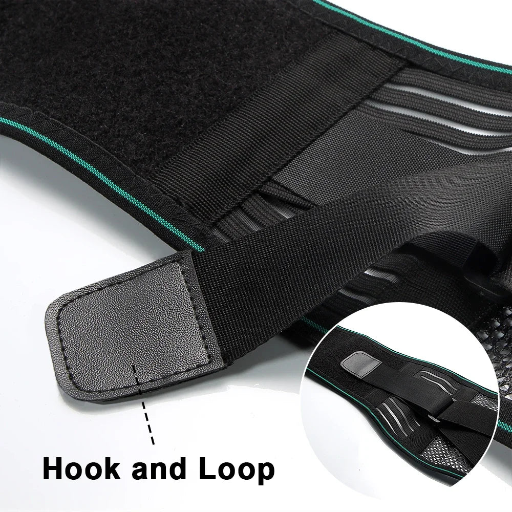 1PCS Lower Back Support Belt- Adjustable Lumbar Brace for Lifting- Breathable Mesh with 4 Metal Stays, Posture Corrector for Work